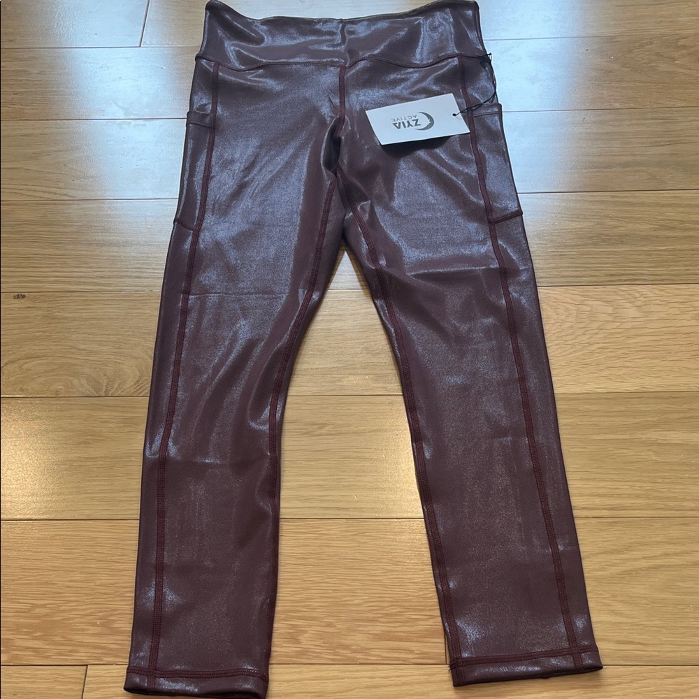 Burgundy Metallic Pocket Light n Tight 6-8